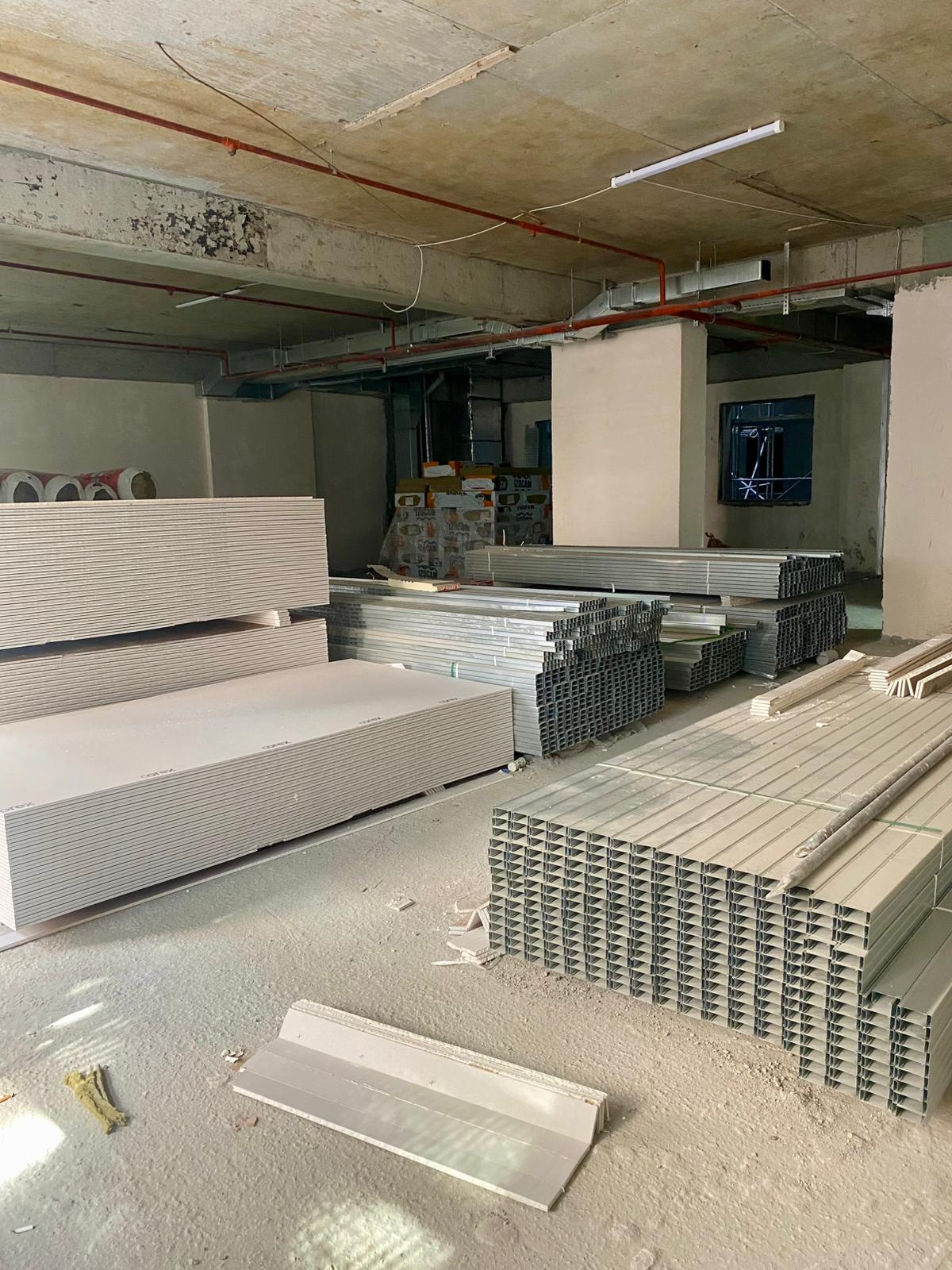 Kuru duvar çalışması için kullanılan malzemeler