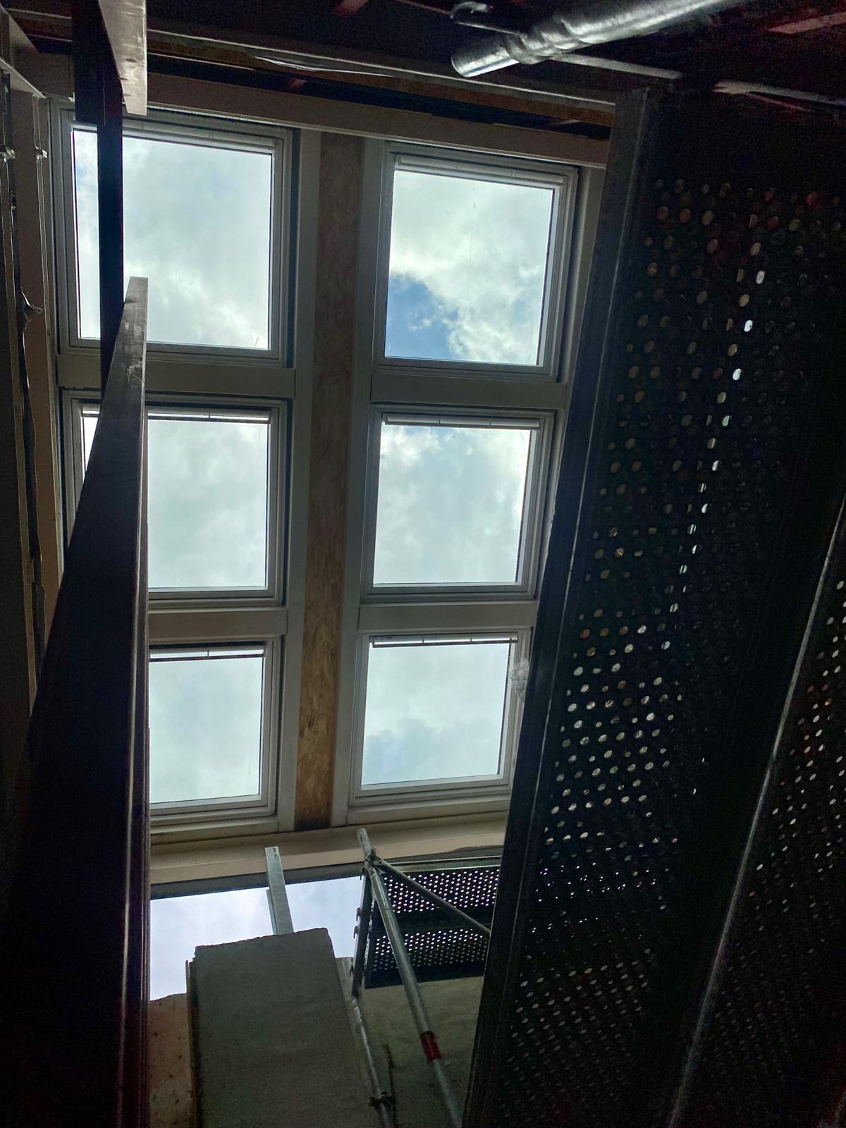 Atrium boşunda velüx marka ile gerçekleştirilen Skylight sistemi